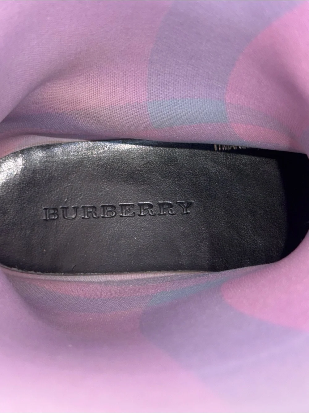 Burberry Rain Boots Girls - Pink Plaid